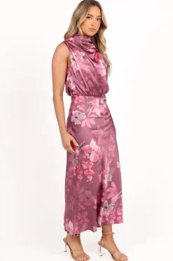 Anabelle Halter Neck Midi Dress