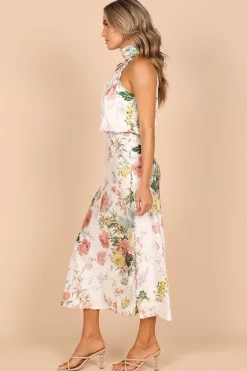Anabelle Halter Neck Midi Dress
