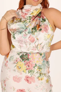 Anabelle Halter Neck Midi Dress