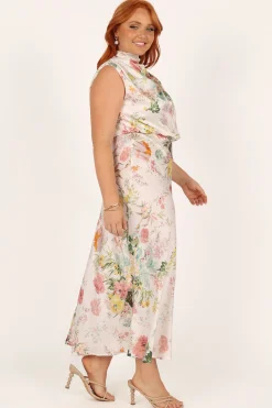 Anabelle Halter Neck Midi Dress