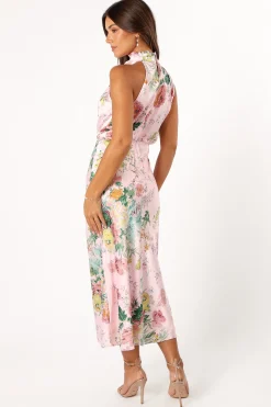 Anabelle Halter Neck Midi Dress