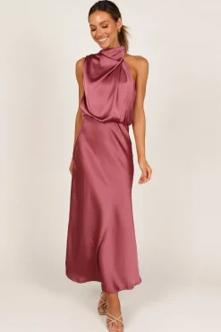 Anabelle Halter Neck Midi Dress