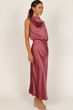 Anabelle Halter Neck Midi Dress