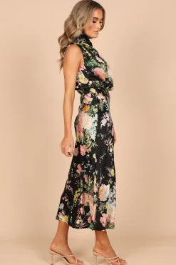 Anabelle Halter Neck Midi Dress