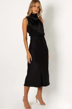 Anabelle Halter Neck Midi Dress