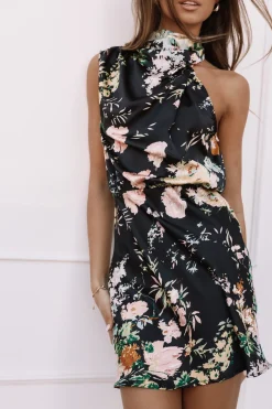 Anabelle Halter Neck Mini Dress
