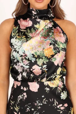 Anabelle Halter Neck Mini Dress