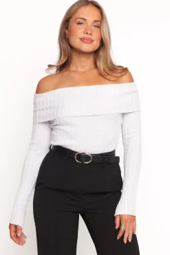 Anderson Wide Rib Off Shoulder Top