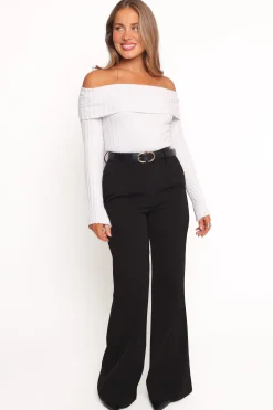 Anderson Wide Rib Off Shoulder Top
