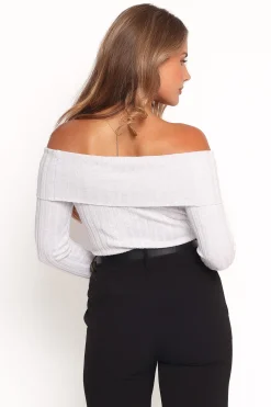 Anderson Wide Rib Off Shoulder Top
