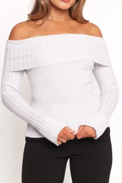 Anderson Wide Rib Off Shoulder Top