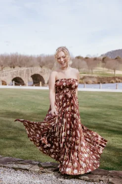 Angelique Strapless Maxi Dress