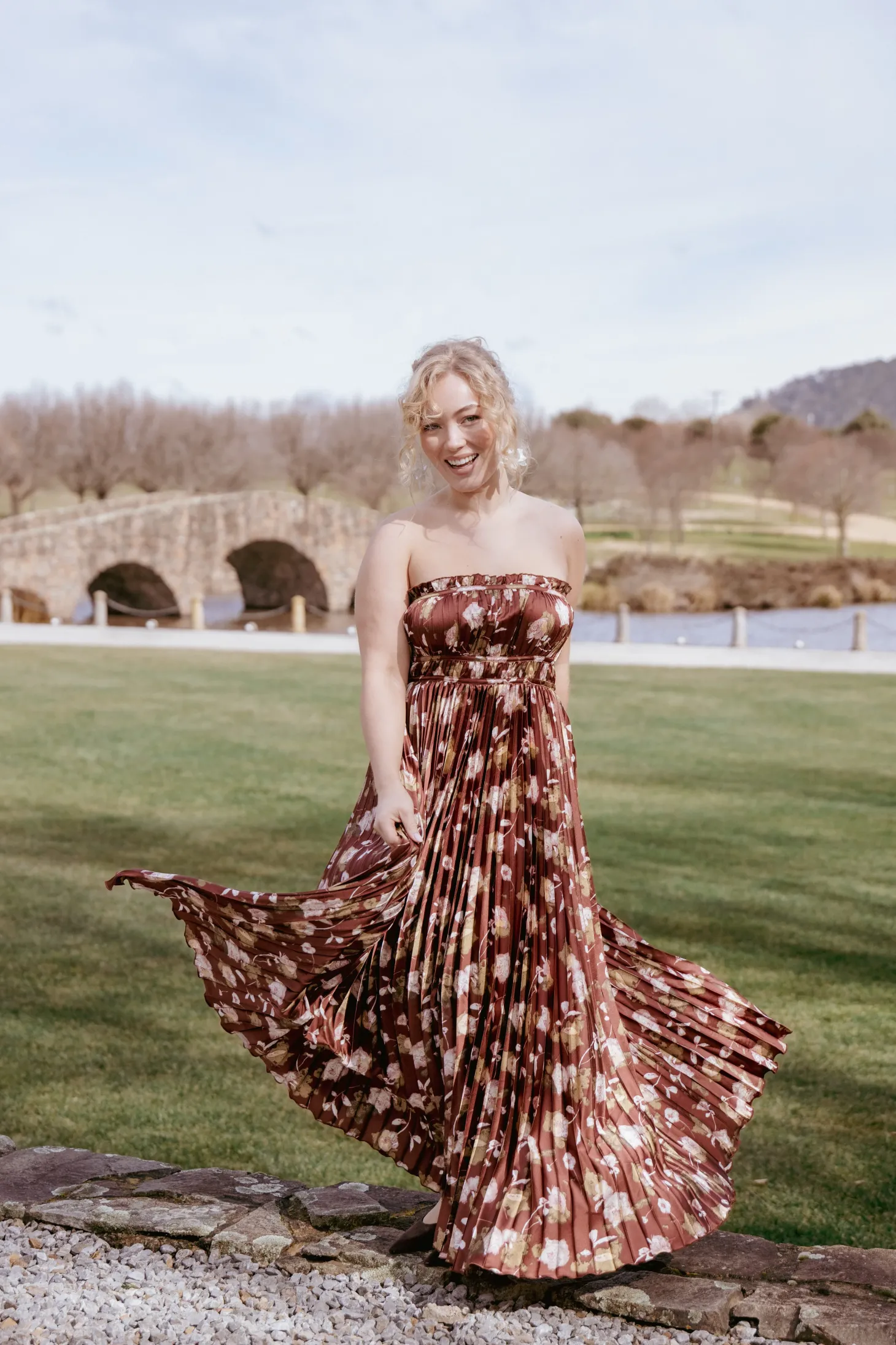 Angelique Strapless Maxi Dress