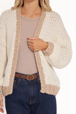 Anige Contrast Trim Cardigan