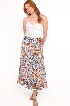 Aoife Pleated Midi Skirt