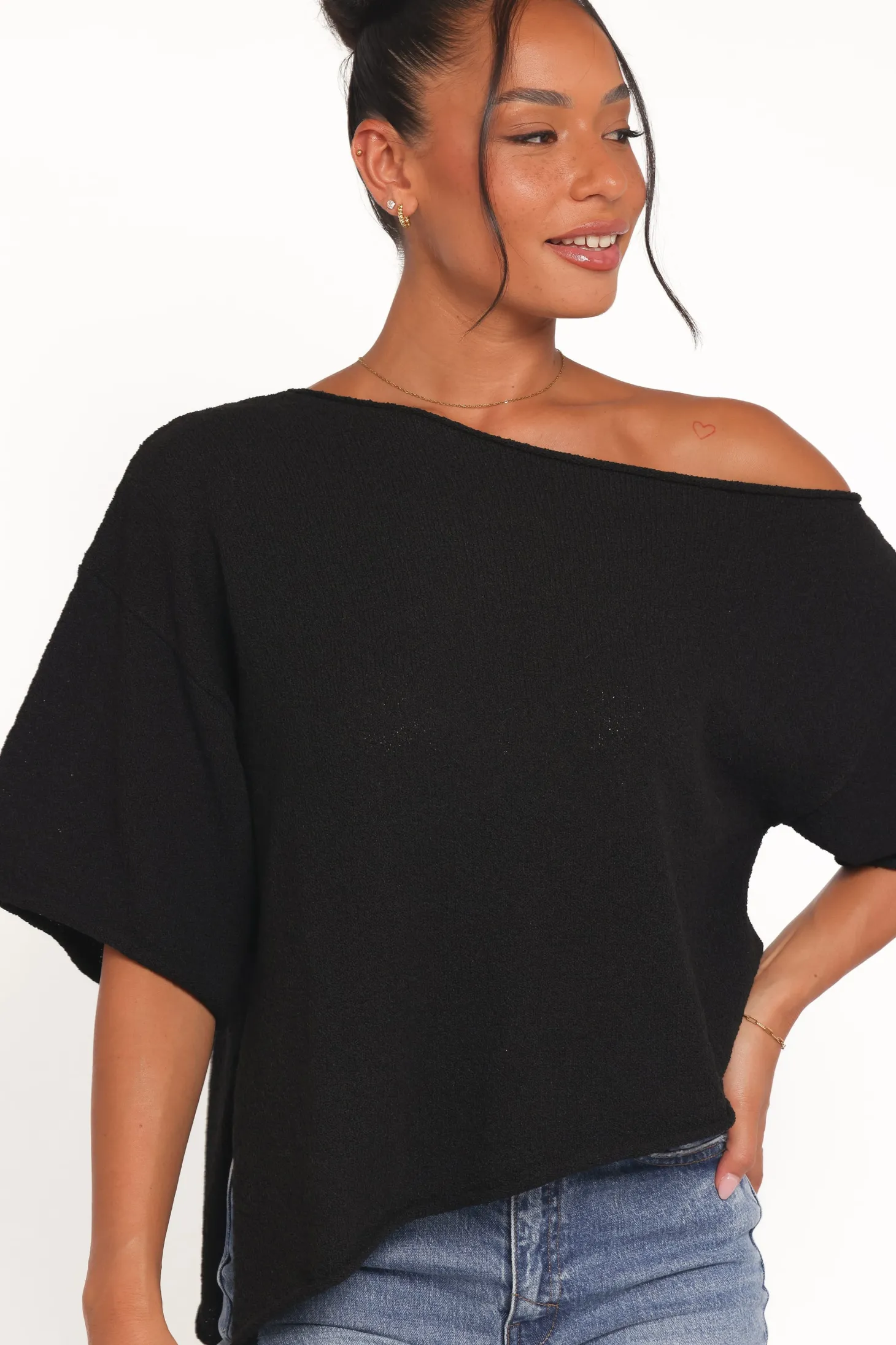 Ardena Boucle Knit Top