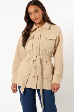 Arlow Tie Front Shacket