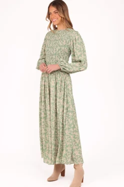 Ashara Long Sleeve Midi Dress