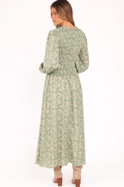 Ashara Long Sleeve Midi Dress