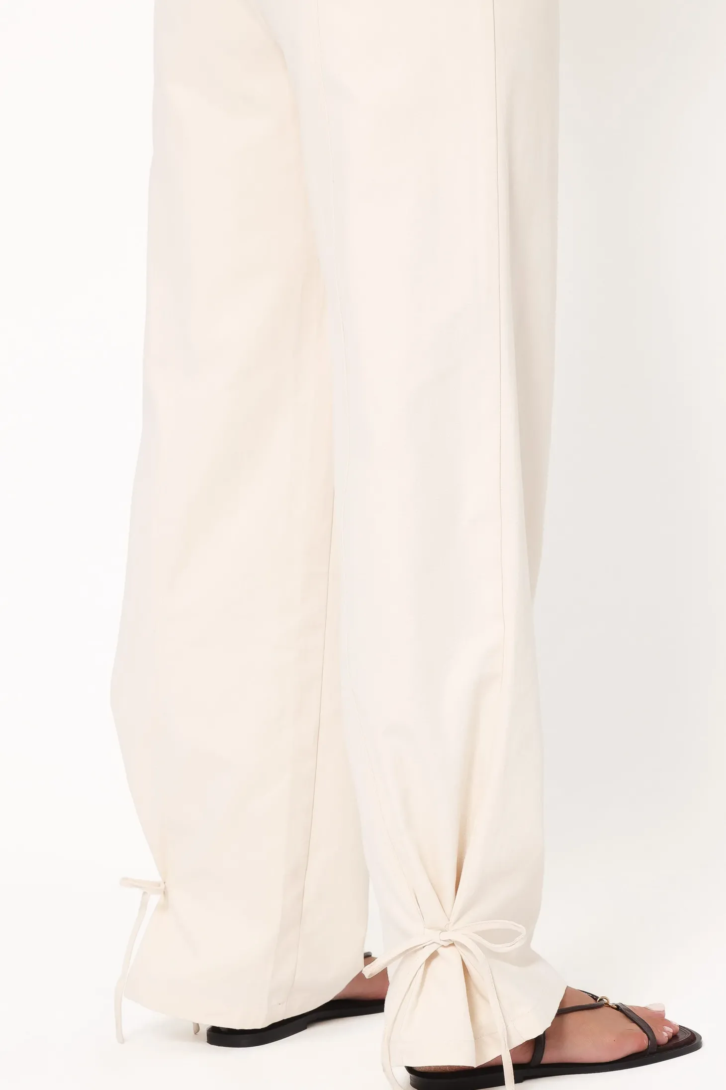 Asher Tie Detail Tapered Leg Pants