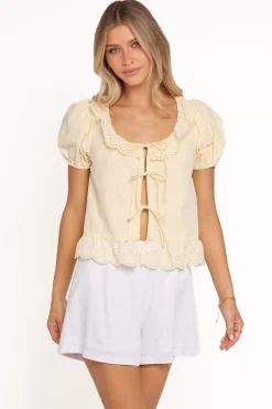 Aspen Tie Front Top
