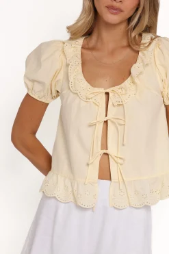 Aspen Tie Front Top