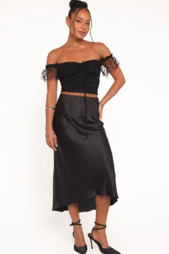 Aster Off Shoulder Mesh Top