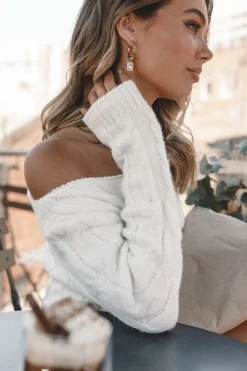 Audrey Charm Hoop Earrings