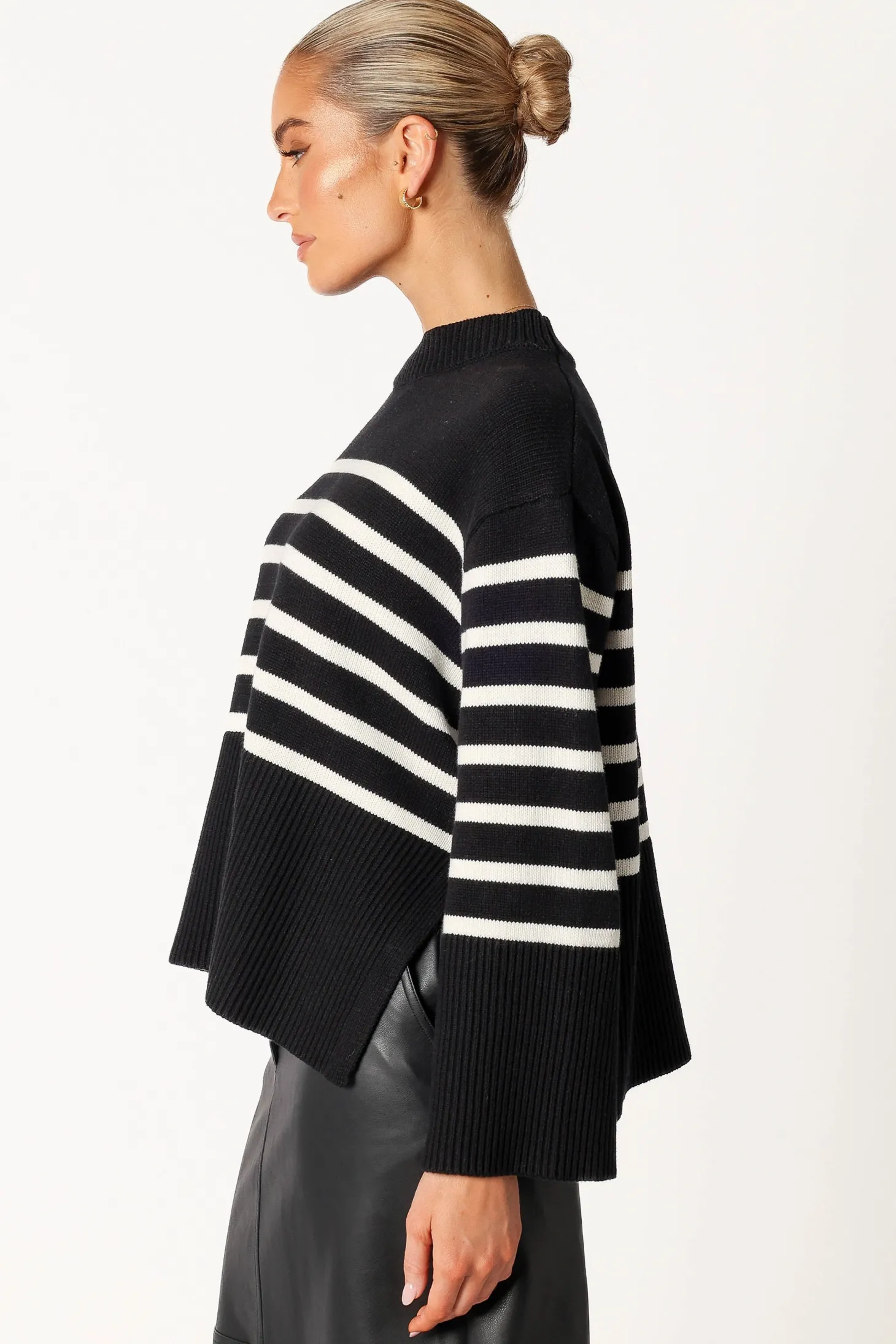 Avalynn Striped Knit Sweater