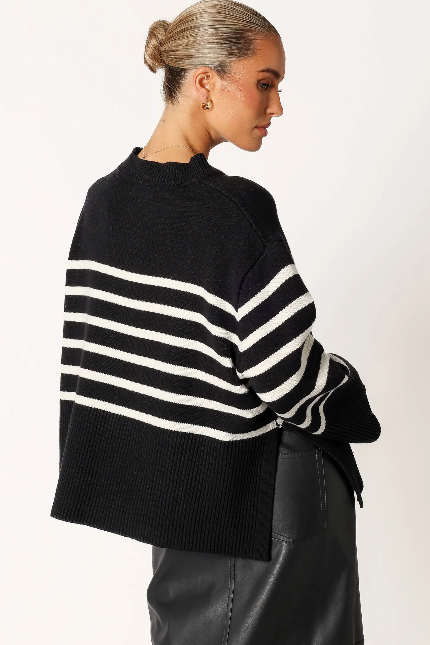 Avalynn Striped Knit Sweater