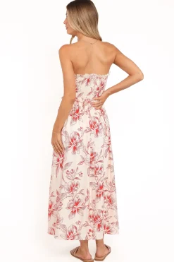 Avania Strapless Midi Dress