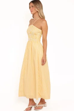 Aviva Smocked Midi Dress