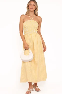 Aviva Smocked Midi Dress