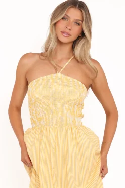 Aviva Smocked Midi Dress