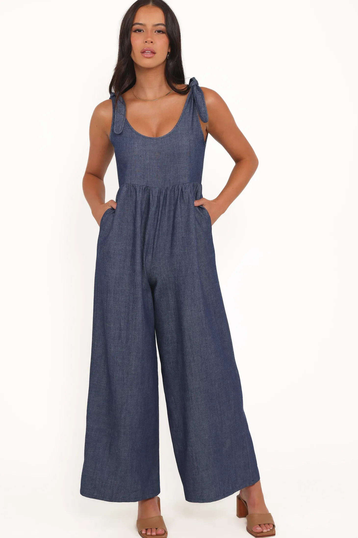 Ayla Chambray Jumpsuit