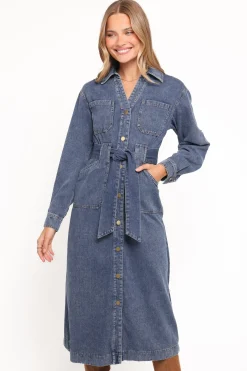 Ballina Long Sleeve Midi Dress