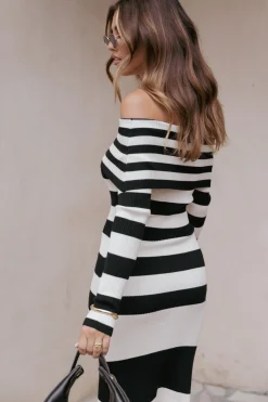 Banks Off Shoulder Knit Dress
