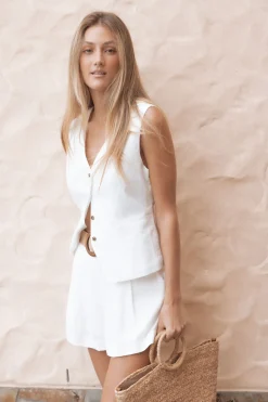 Bell Linen Vest