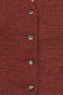 Bell Linen Vest