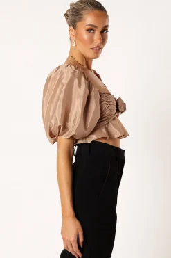 Bessie Rosette Top