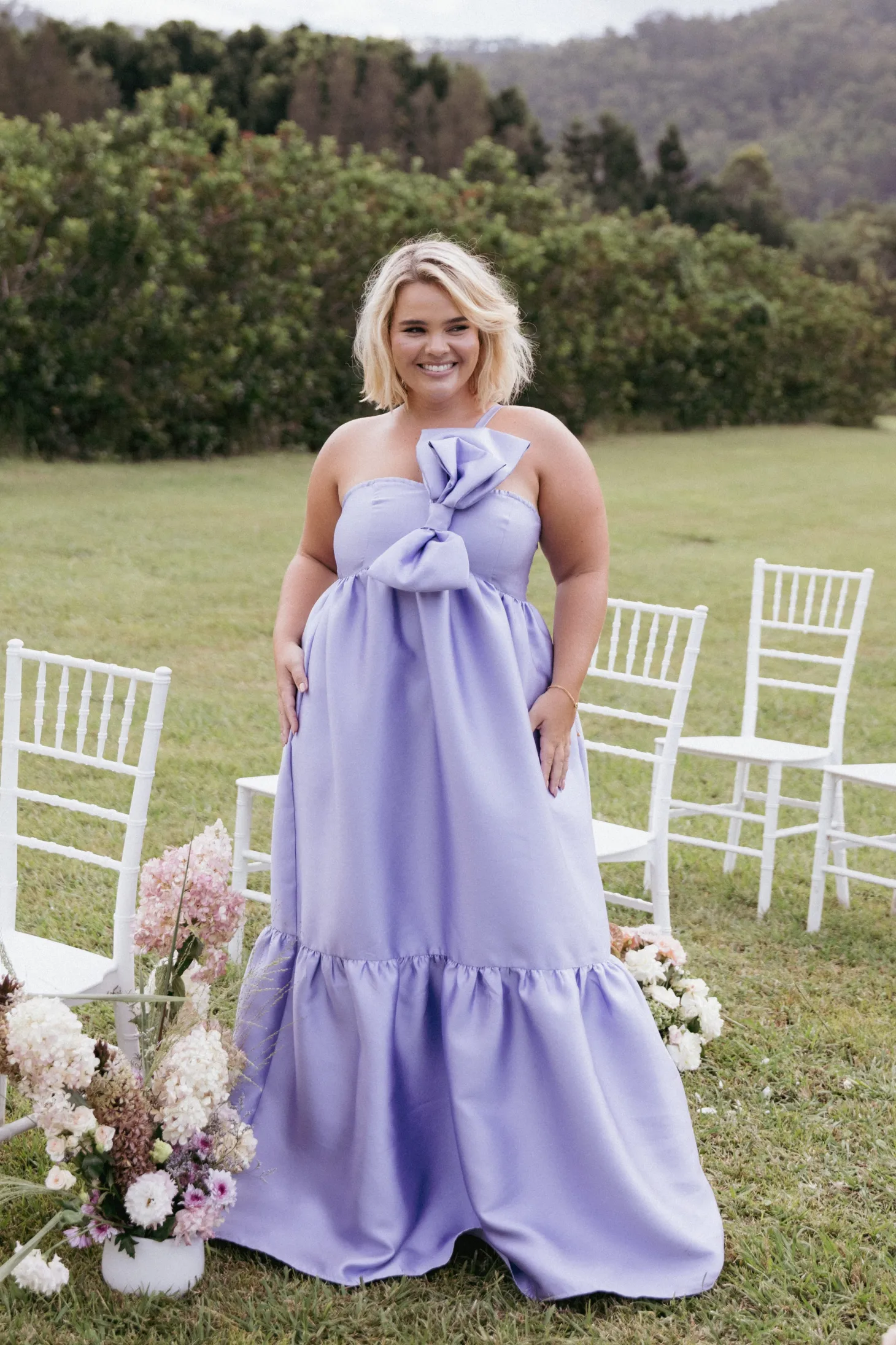 Betina Bow Front Maxi Dress
