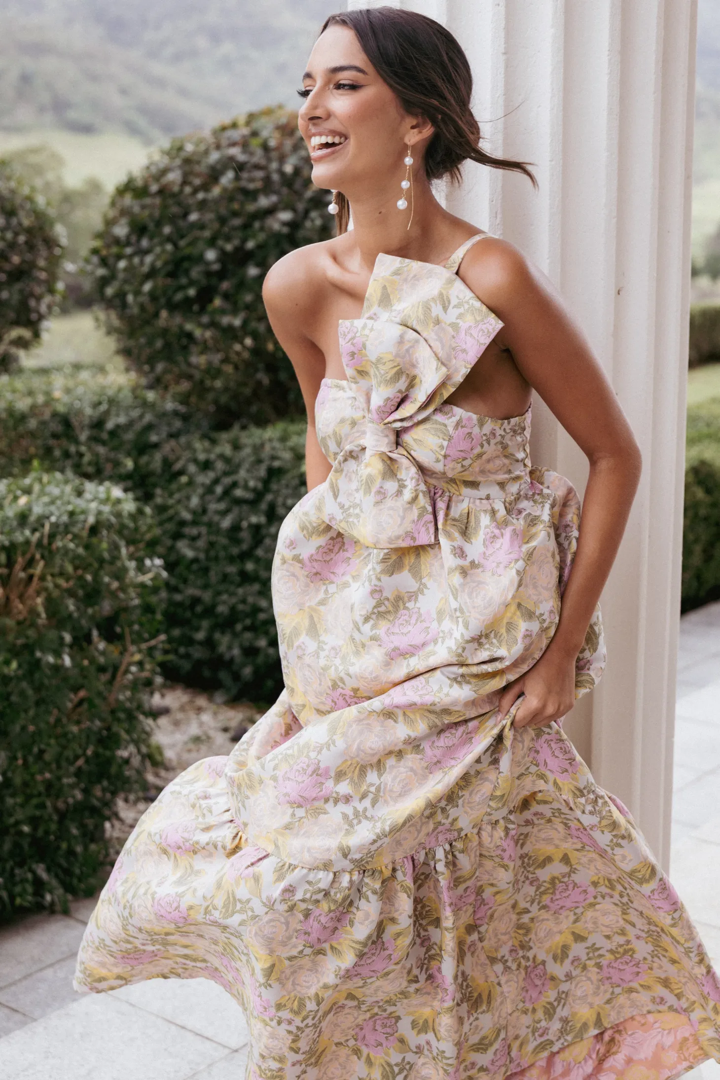 Betina Bow Front Maxi Dress
