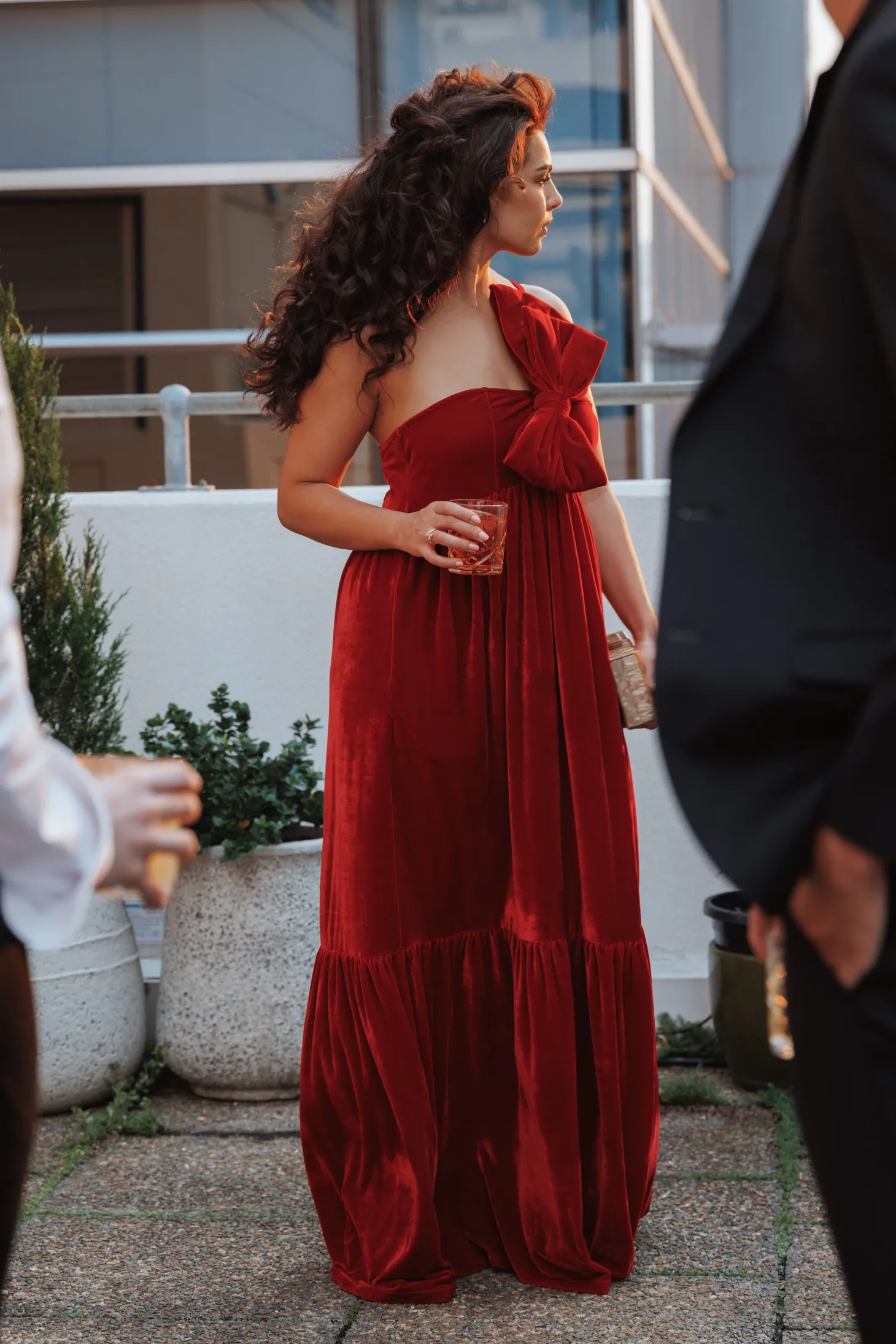 Betina Bow Front Maxi Dress