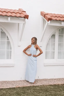 Betsy Halterneck Maxi Dress