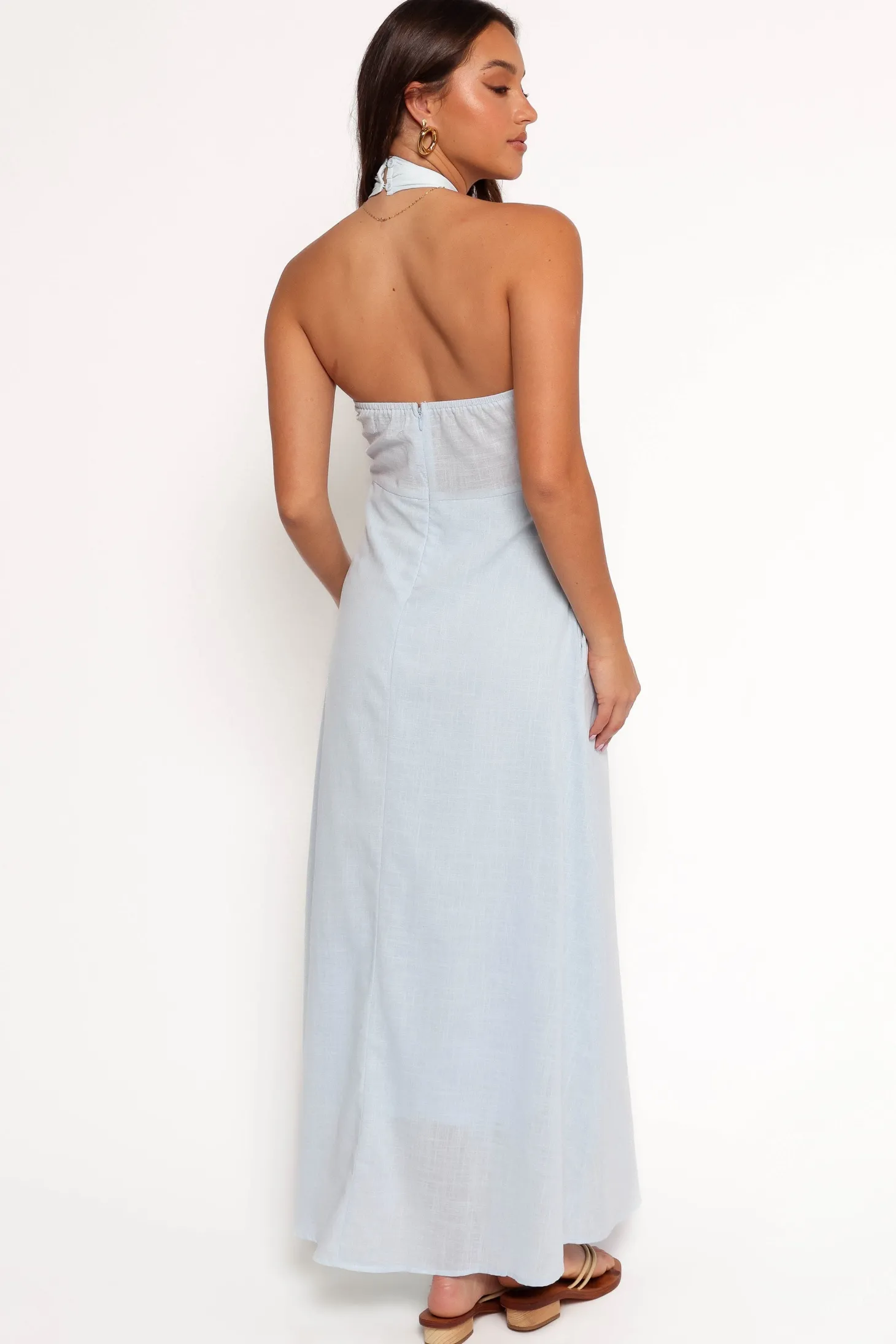 Betsy Halterneck Maxi Dress