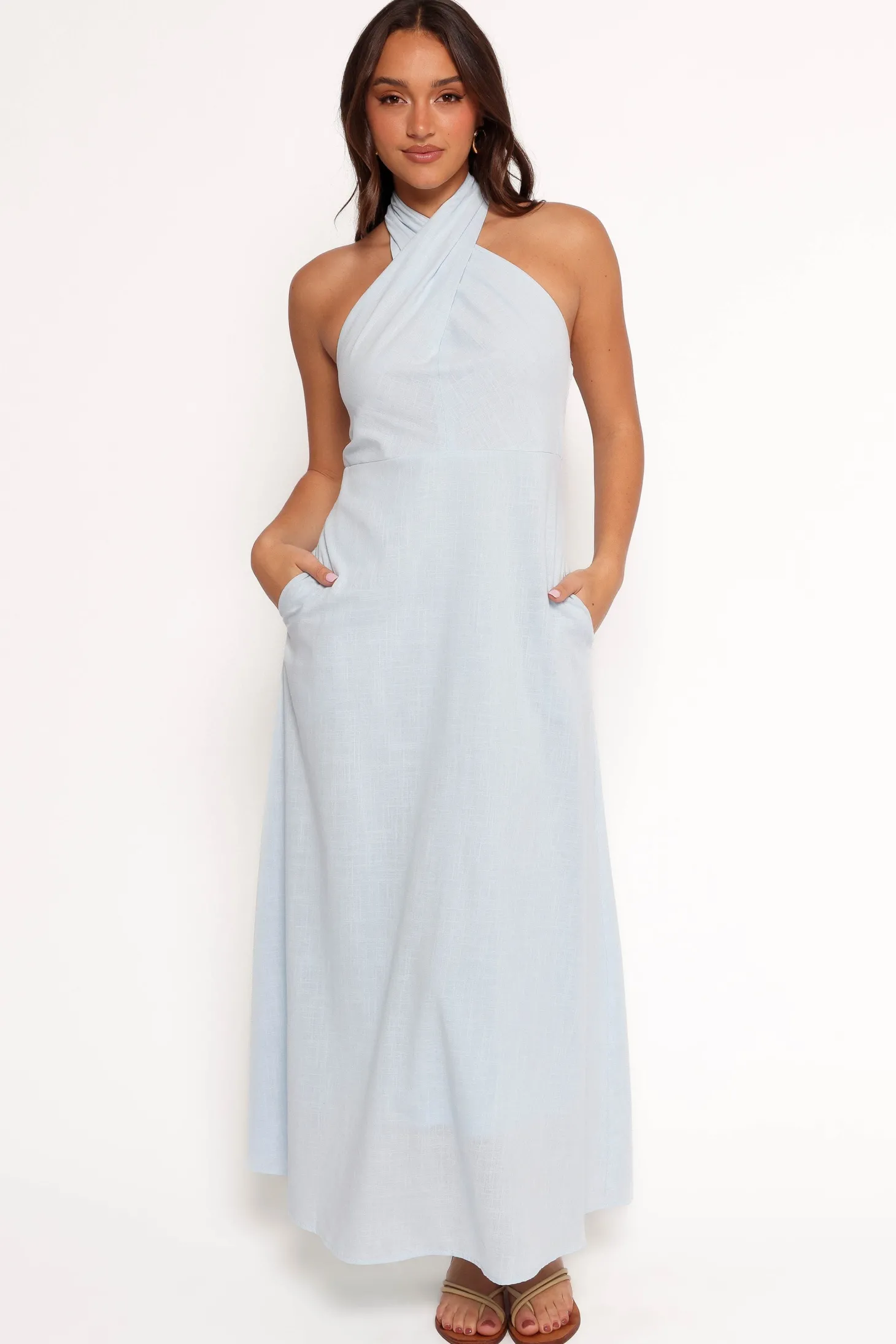 Betsy Halterneck Maxi Dress