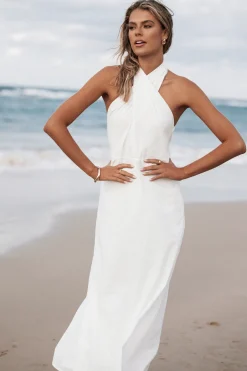 Betsy Halterneck Maxi Dress