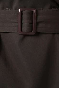 Billy Button Front Trench Coat
