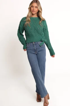 Birdie Tie Side Knit Sweater