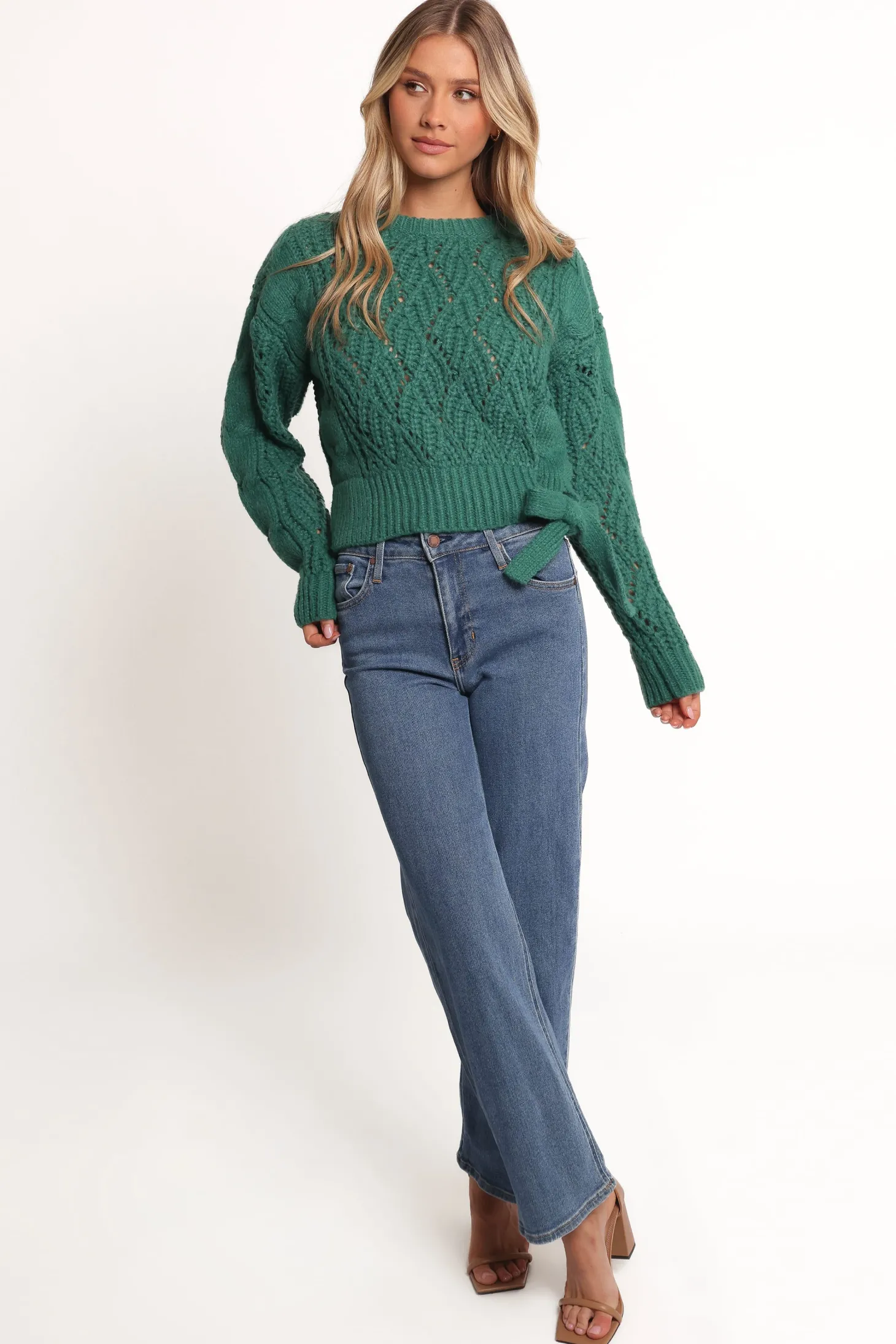 Birdie Tie Side Knit Sweater